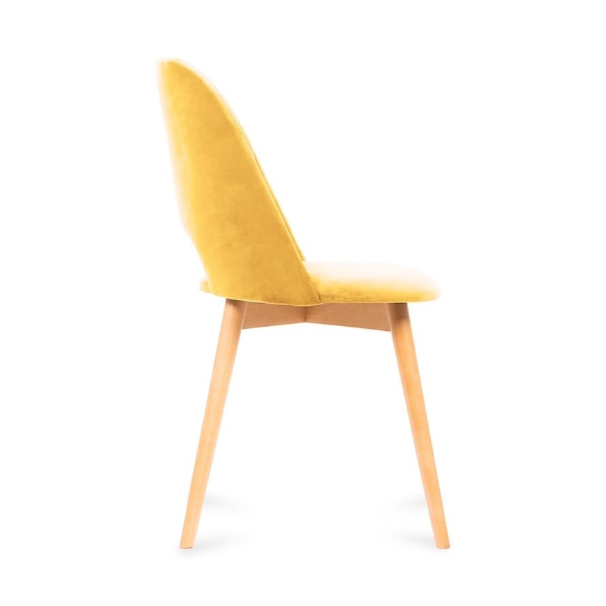 Esszimmerstuhl TINO 86x48 cm gelb/Buche
