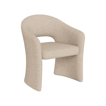Esszimmerstuhl TORI mit Armlehnen, beige