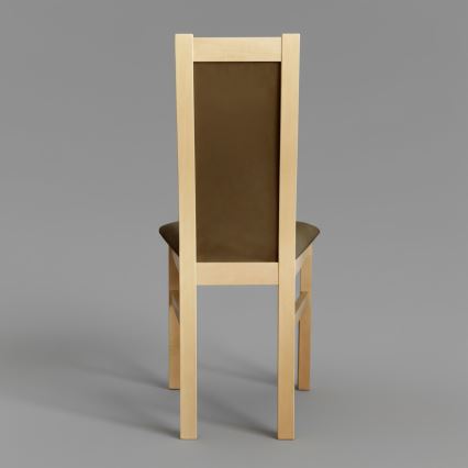 Esszimmerstuhl ZOE Eiche/dunkelbraun