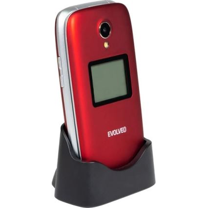 Evolveo - EasyPhone FS Klapphandy für Senioren 2.8 rot