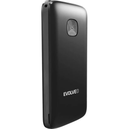 Evolveo - EasyPhone ID Mobiltelefon für Senioren schwarz