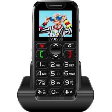 Evolveo - EasyPhone Seniorenhandy, schwarz