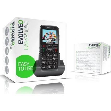 Evolveo - EasyPhone Seniorenhandy, schwarz