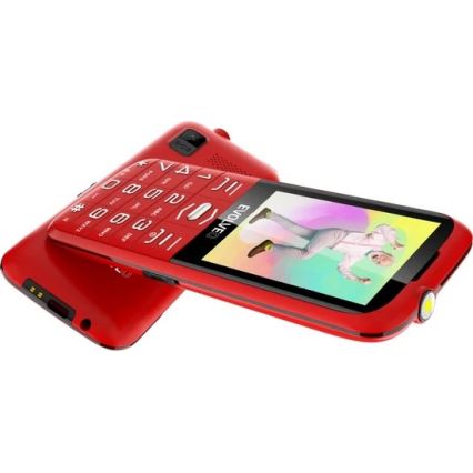 Evolveo - EasyPhone XO Mobiltelefon für Senioren, rot