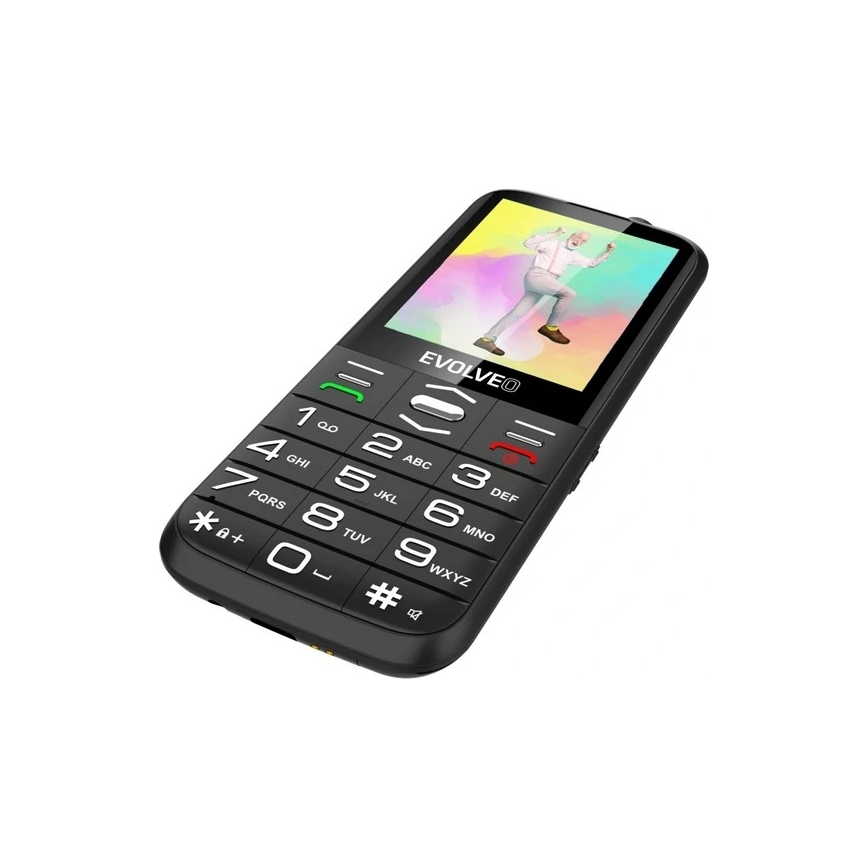Evolveo - EasyPhone XO Mobiltelefon für Senioren, schwarz