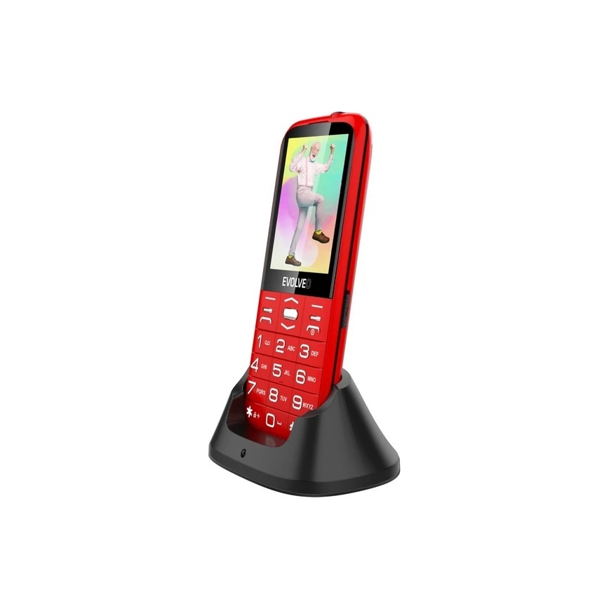 Evolveo - EasyPhone XO Seniorentelefon, rot