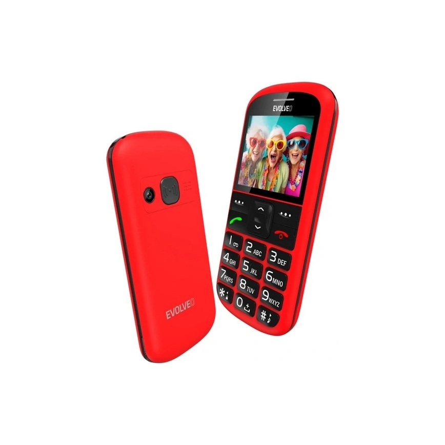 Evolveo - EasyPhone XS Mobiltelefon für Senioren rot