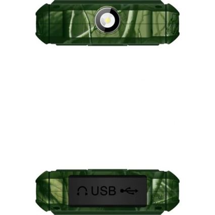 Evolveo - StrongPhone H1, wasserdichtes Dual-SIM-Telefon in Jagdtarnung