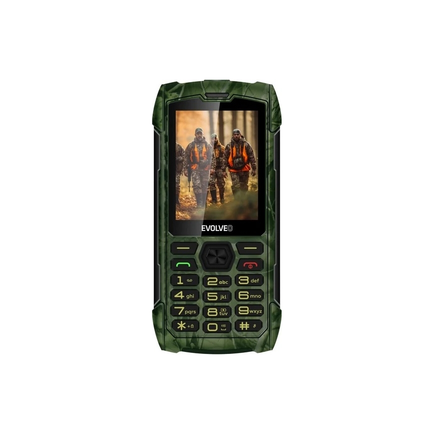 Evolveo - StrongPhone H1 wasserdichtes Dual-SIM-Telefon mit Jagdtarnmuster