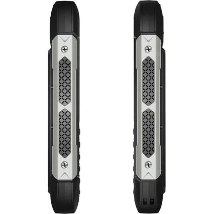 Evolveo - StrongPhone H1, wasserdichtes Dual-SIM-Telefon schwarz/silber