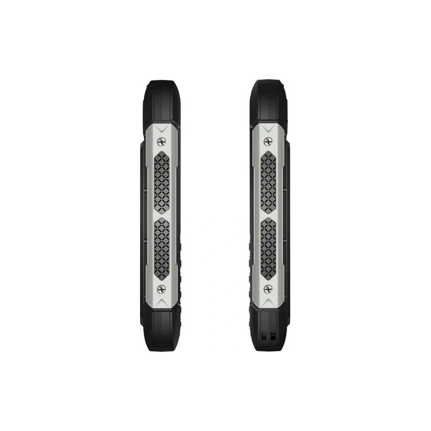 Evolveo - StrongPhone H1, wasserdichtes Dual-SIM-Telefon schwarz/silber