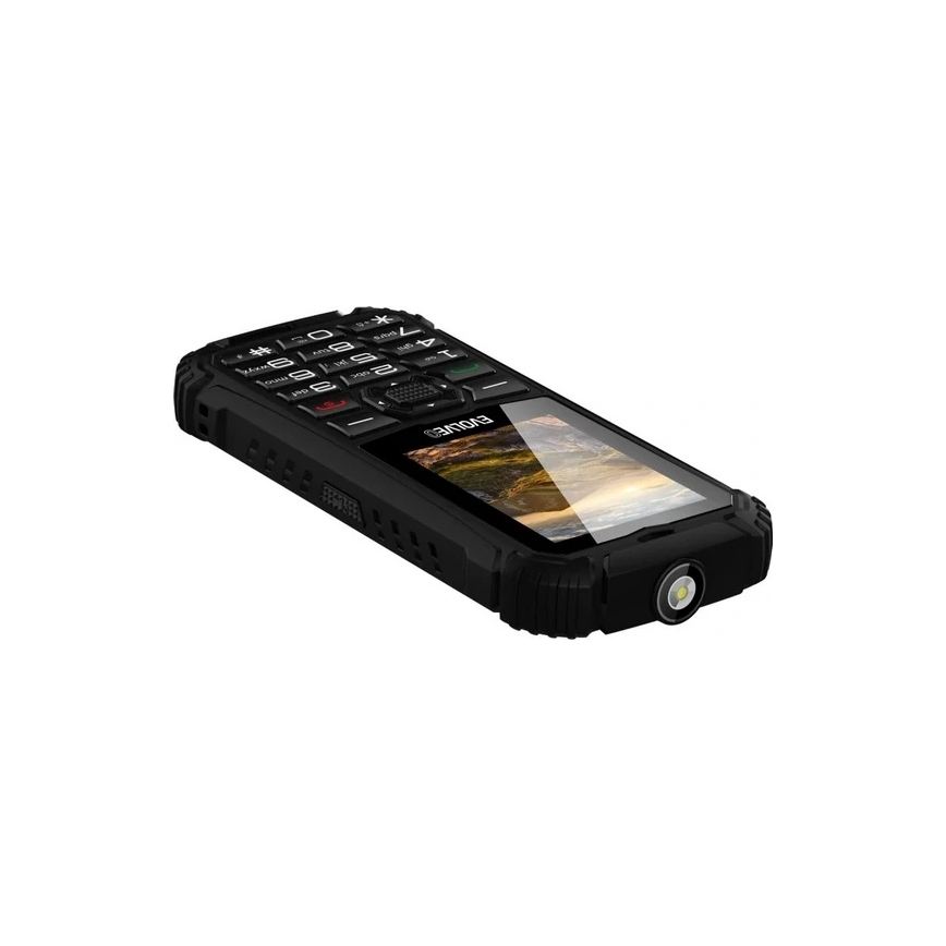Evolveo - StrongPhone Q1, wasserdichtes Dual-SIM-Telefon, schwarz