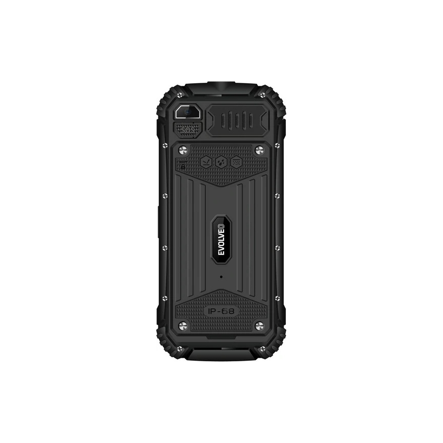 Evolveo - StrongPhone Q1, wasserdichtes Dual‑SIM‑Telefon, schwarz