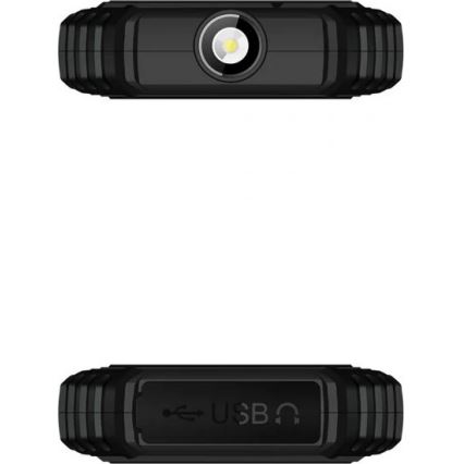 Evolveo - StrongPhone Q1, wasserdichtes Dual‑SIM‑Telefon, schwarz