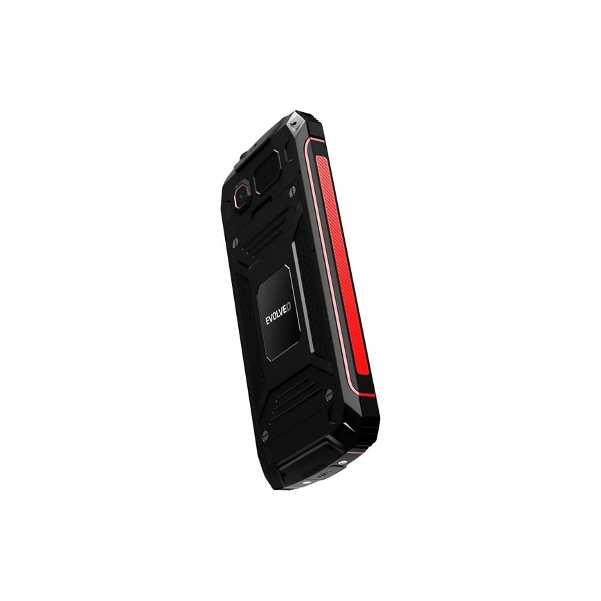 Evolveo - StrongPhone W4 wasserdichtes Dual-SIM-Telefon schwarz/rot