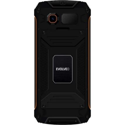 Evolveo - StrongPhone Z6, wasserdichtes Dual-SIM-Handy, schwarz/orange