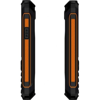 Evolveo - StrongPhone Z6, wasserdichtes Dual-SIM-Handy, schwarz/orange