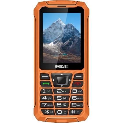 Evolveo - StrongPhone Z6, wasserdichtes Dual-SIM-Telefon orange