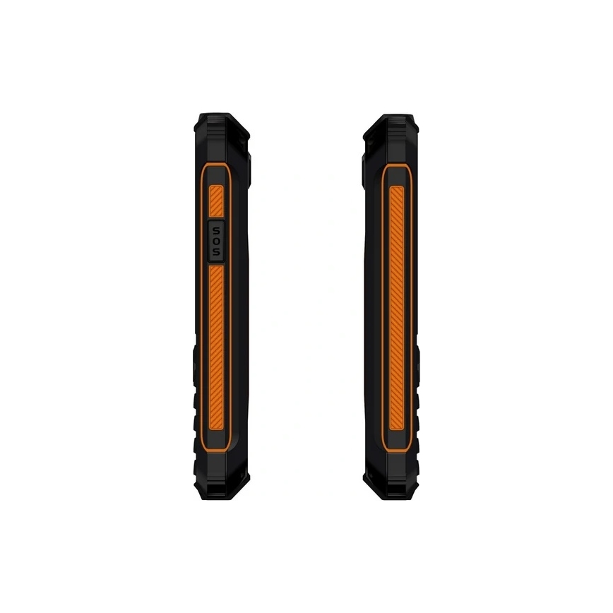 Evolveo - StrongPhone Z6 wasserdichtes Dual-SIM-Telefon schwarz/orange