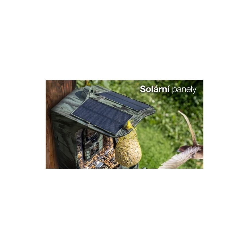 Evolveo - StrongVision BirdFeeder - intelligentes Vogelfutterhaus mit Kamera und Solarmodulen