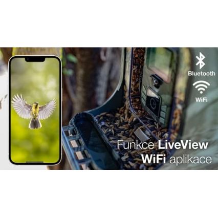 Evolveo - StrongVision BirdFeeder - intelligentes Vogelfutterhaus mit Kamera und Solarmodulen