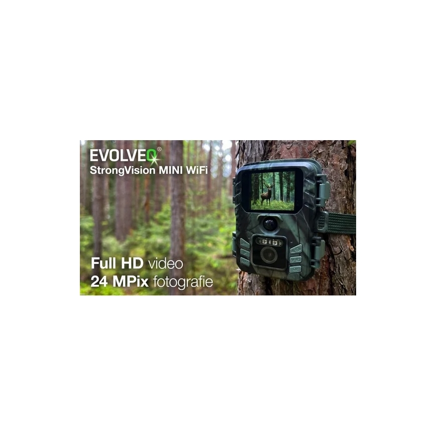 Evolveo - StrongVision MINI Wi-Fi, Wildkamera/Sicherheitskamera mit App