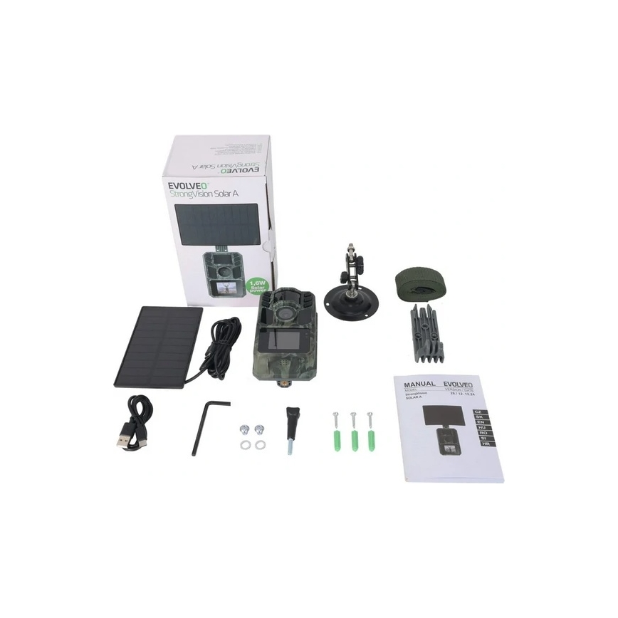 Evolveo - StrongVision Solar A, Wildkamera mit Solarpanel
