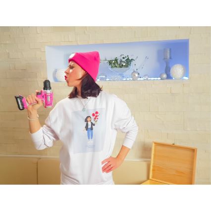 Extol - Akku-Bohrschrauber 1300 mAh 12V rosa