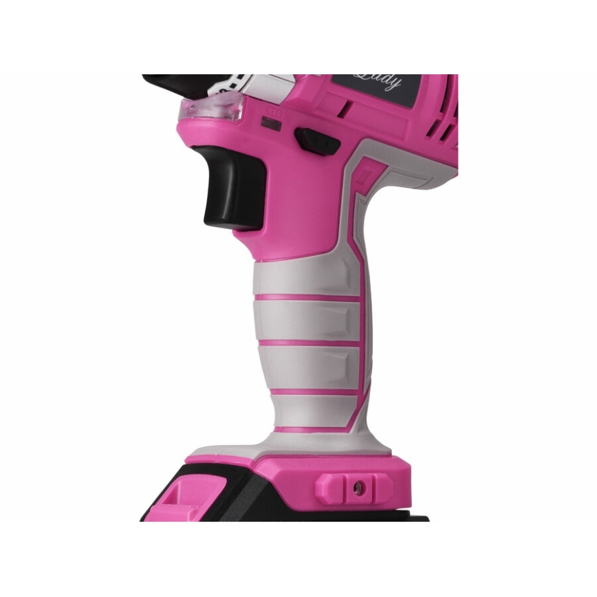 Extol - Akku-Bohrschrauber 1300 mAh 12V rosa