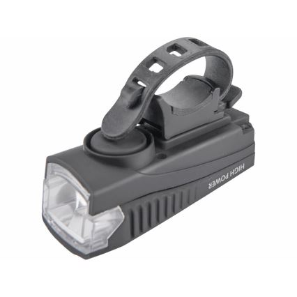 Extol - Aufladbare LED-Taschenlampe mit Fahrradhupe LED/5W/1200 mAh/3,7V IPX4