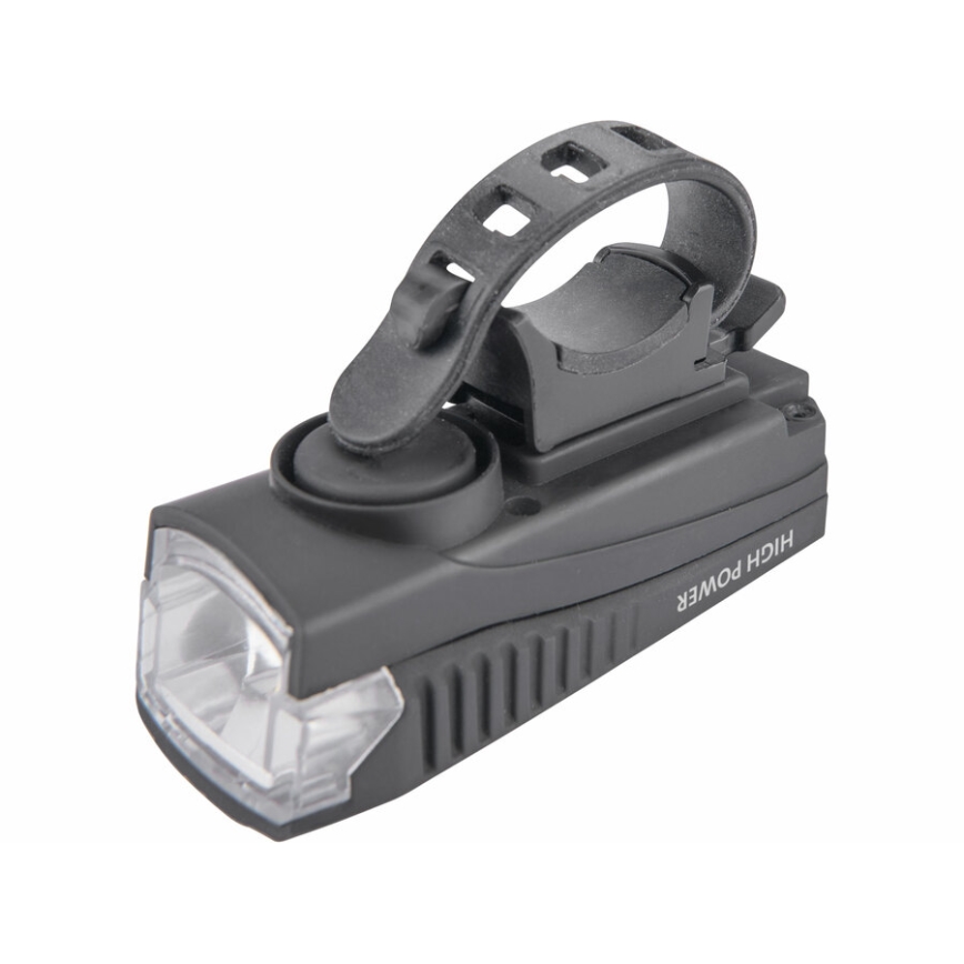 Extol - Aufladbare LED-Taschenlampe mit Fahrradhupe LED/5W/1200 mAh/3,7V IPX4