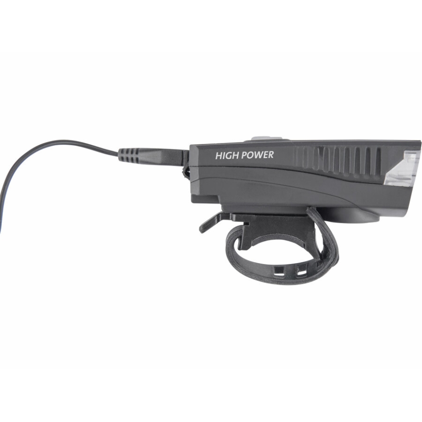 Extol - Aufladbare LED-Taschenlampe mit Fahrradhupe LED/5W/1200 mAh/3,7V IPX4