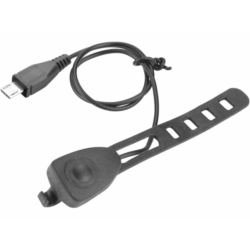 Extol - Aufladbare LED-Taschenlampe mit Fahrradhupe LED/5W/1200 mAh/3,7V IPX4