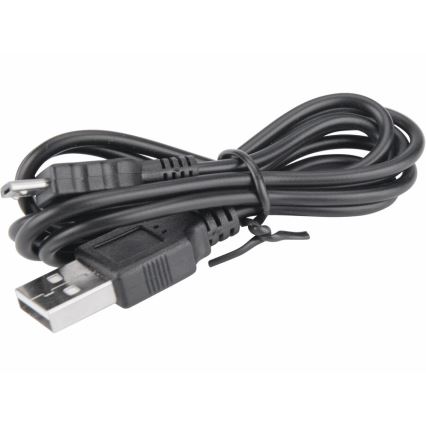 Extol - Aufladbare LED-Taschenlampe mit Fahrradhupe LED/5W/1200 mAh/3,7V IPX4