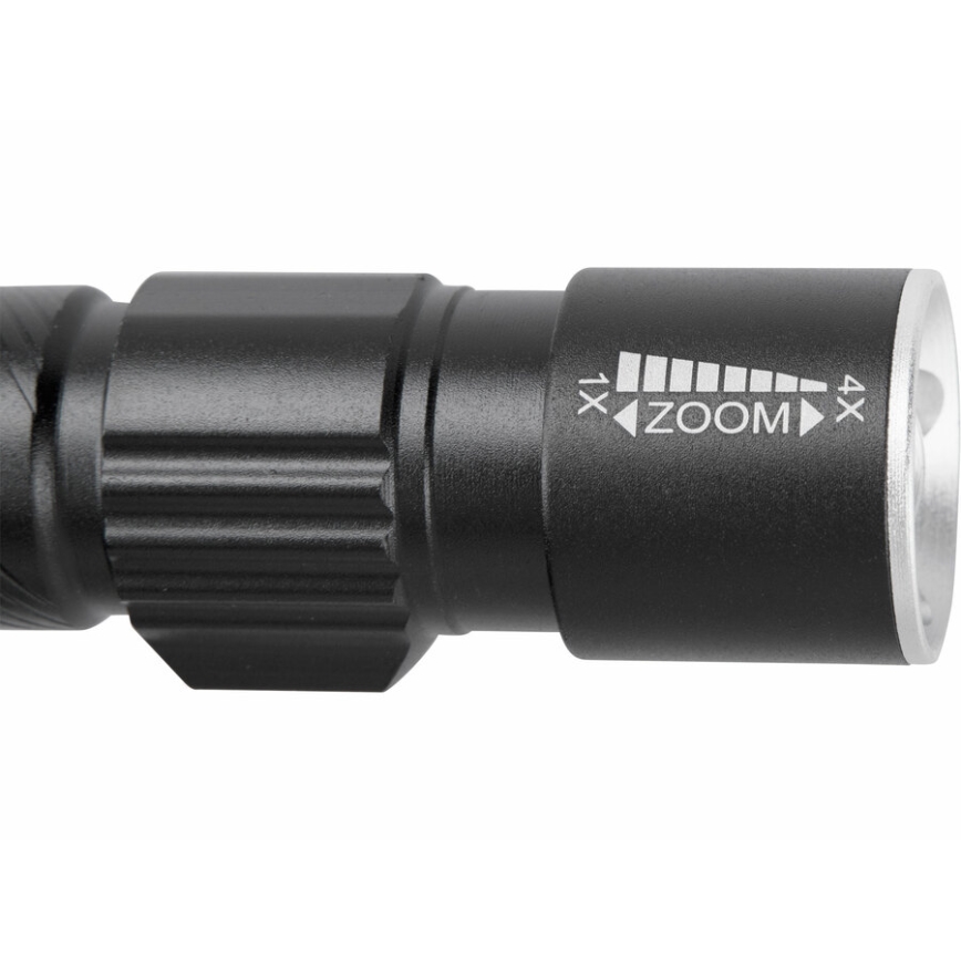Extol - LED Akku-Taschenlampe LED/3W/450 mAh/3,7V schwarz