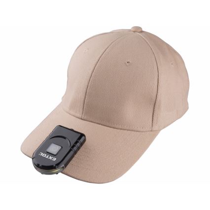 Extol - LED wiederaufladbare Stirnlampe mit Clip LED/500 mAh