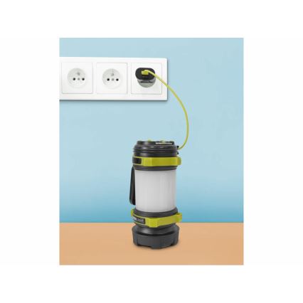 Extol - LED dimmbare Taschenlampe mit Powerbank LED/2600 mAh/3,7V IPX4