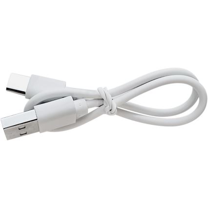 Extol - dimmbare, wiederaufladbare, zusammenklappbare Lupe mit LED-Beleuchtung/650 mAh, weiß/grau
