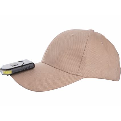 Extol - LED Flashlight for a cap with a clip LED/500 mAh