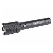 Extol - LED-Taschenlampe mit Powerbank LED/60W/4000 mAh/5V schwarz