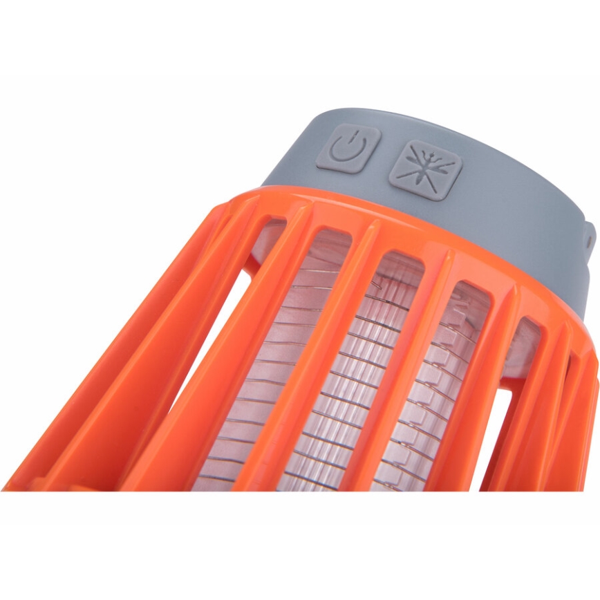 Extol - LED Tragbare Lampe mit Insektenfänger LED/3W/2000 mAh/3,7V IPX6