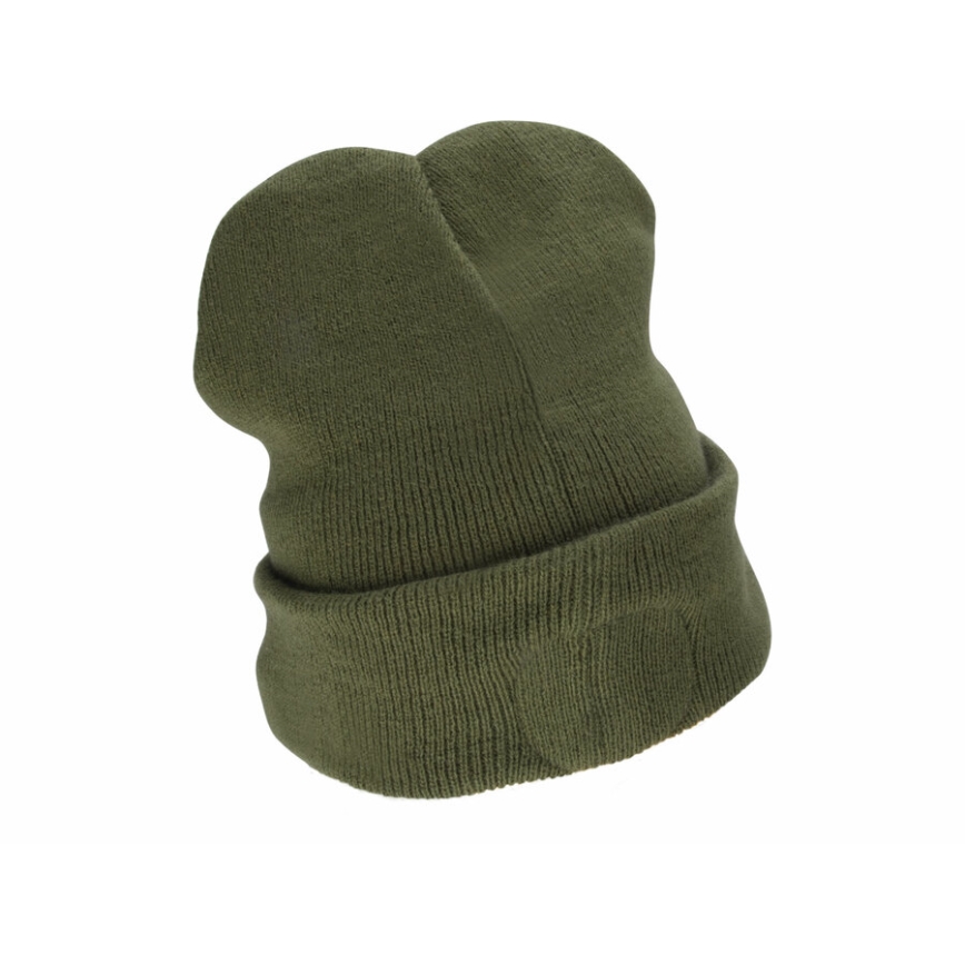 Extol - Mütze mit Stirnlampe und USB-Ladefunktion 300 mAh, neonorange/neongrün, Gr. UNI