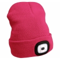 Extol – Mütze mit Stirnleuchte und USB-Aufladung 300 mAh pink Größe UNI