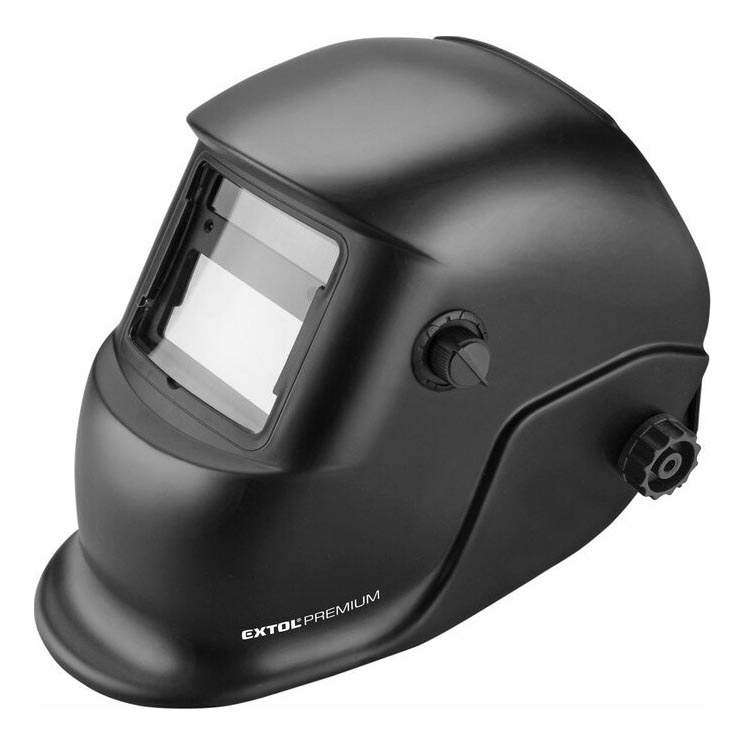 Extol Premium - Automatisch abdunkelnder Schweißerhelm schwarz