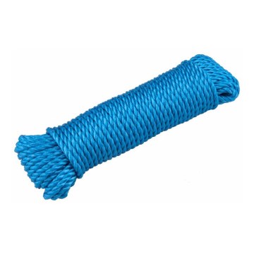 Extol Premium - Gewickeltes Nylonseil 6mm x 20m blau