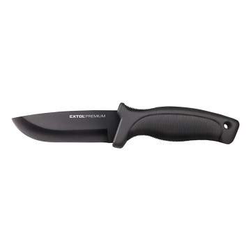 Extol Premium - Jagdmesser schwarz/Edelstahl 11 cm