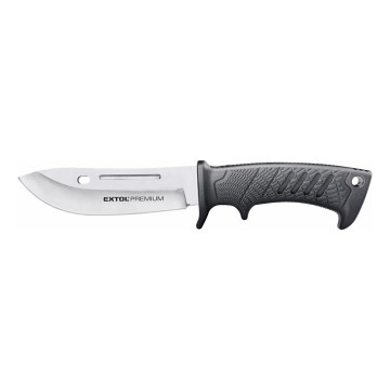Extol Premium - Jagdmesser schwarz/Edelstahl 14,5 cm