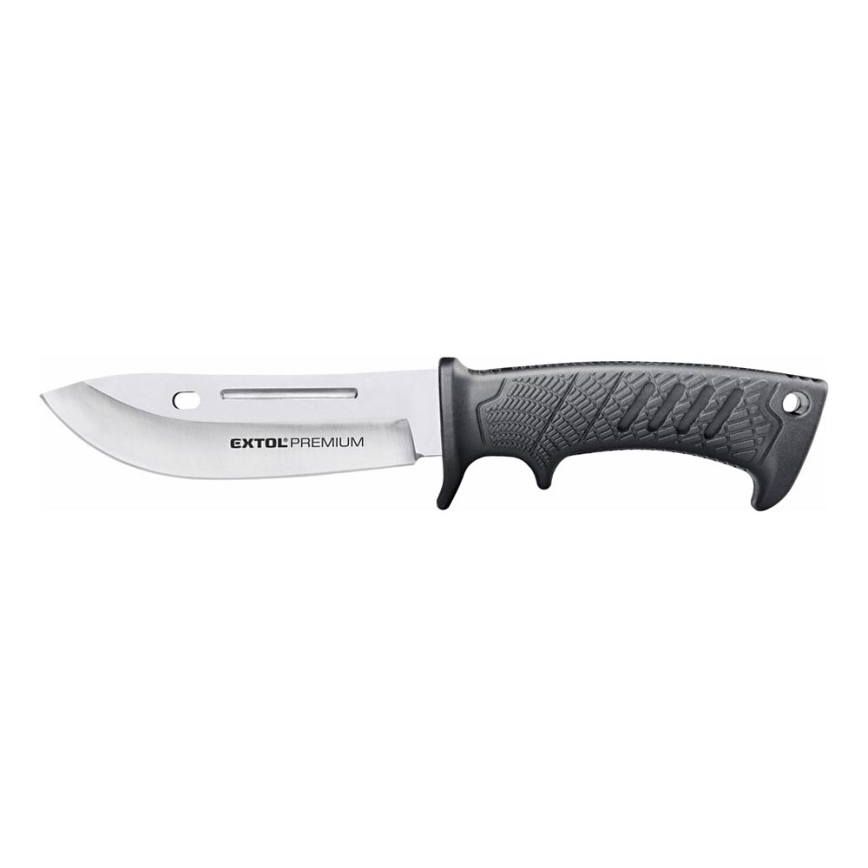 Extol Premium - Jagdmesser schwarz/Edelstahl 14,5 cm