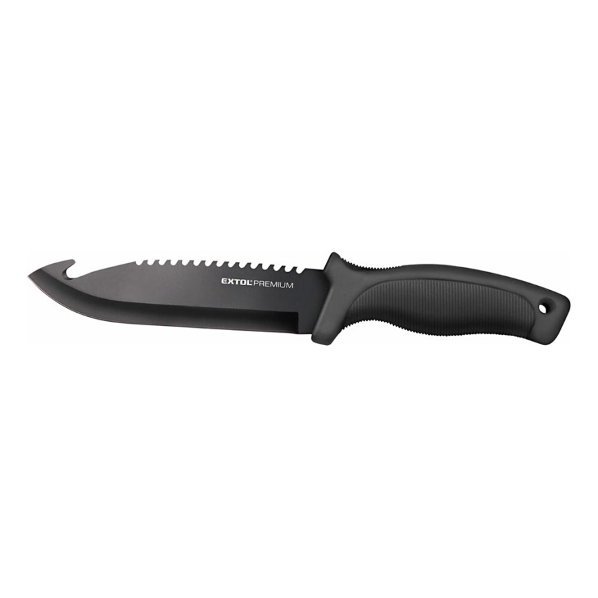 Extol Premium - Jagdmesser schwarz/Edelstahl 15 cm