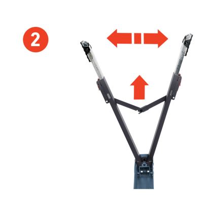 Extol Premium - Klappbarer Baustellenbock